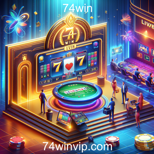 Experiência Imersiva na Categoria 'Ao Vivo' do 74win